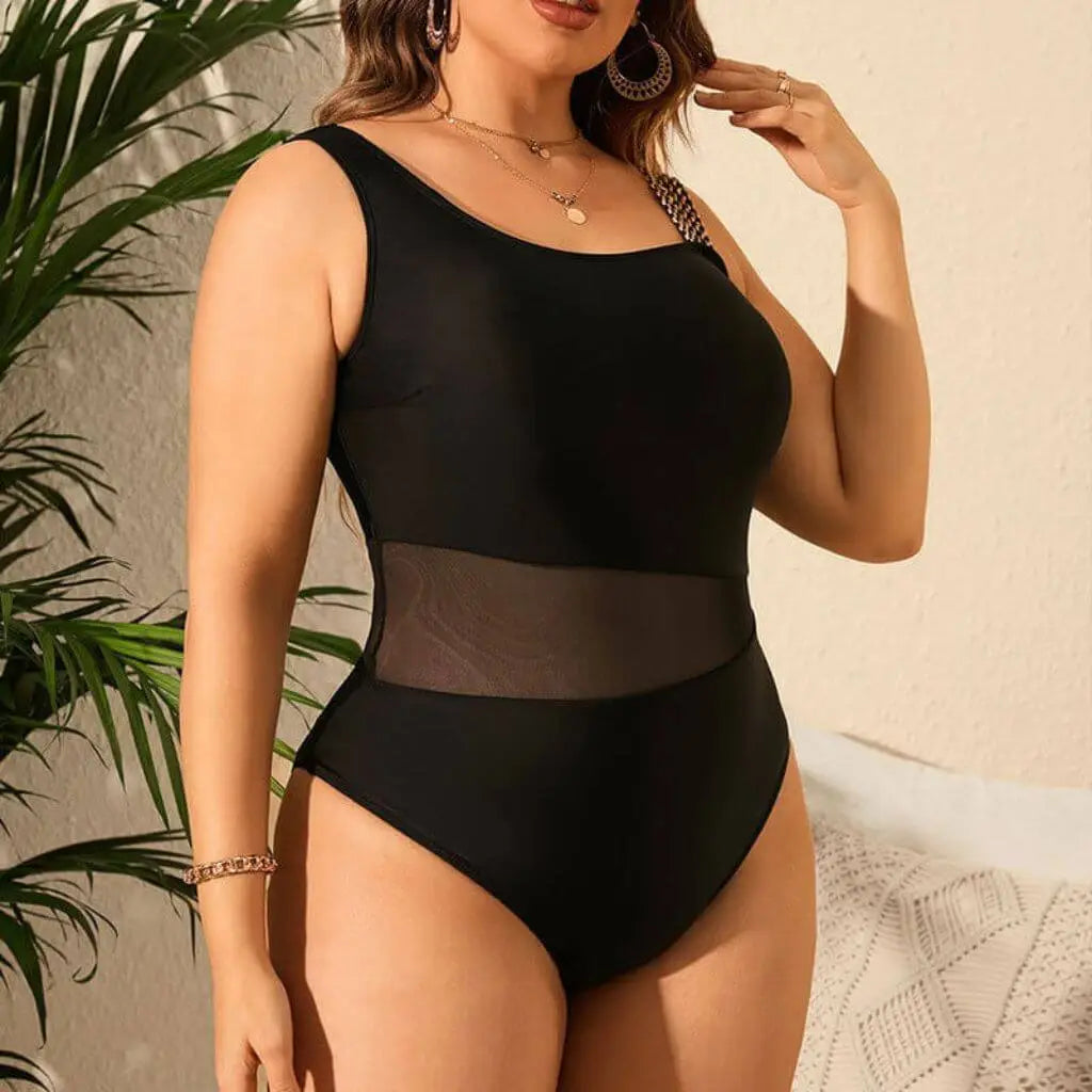 maiô plus size disfarça barriga