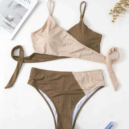 Biquíni Plus size modelo dual cor cor marrom